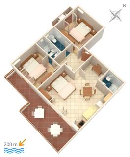 Apartments with a parking space Duce, Omis - 2773 - Omiš - 1