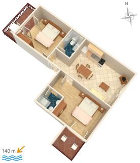 Apartments by the sea Tisno, Murter - 5130 - Tisno - 1