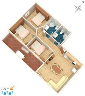 Apartments with parking spaces Igrane, Makarska - 4891 - 3