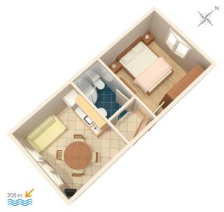 Apartments with parking spaces Orebic, Peljesac - 4500 - Orebić (Sabbioncello) - 3