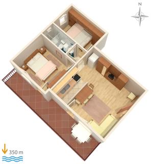 Apartments with parking space Crikvenica - 5595 - 1