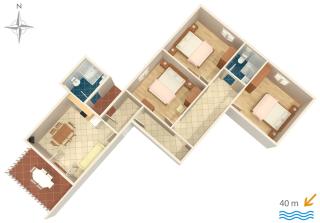 Apartments by the sea Metajna, Pag - 6498 - 1