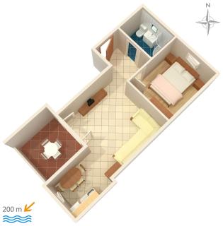 Apartments with a parking space Novalja, Pag - 6432 - Novalja - 2