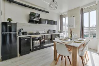 Appartement Cosy Bourgoin - Gare & Centre - Bourgoin - 8