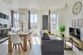 Appartement Cosy Bourgoin - Gare & Centre - Bourgoin - 9