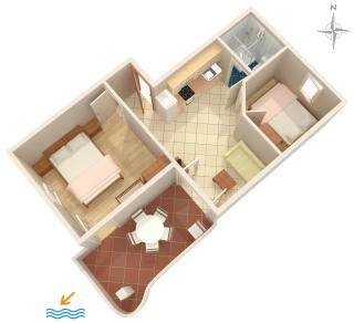 Apartments by the sea Povljana, Pag - 7505 - 4