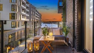 Exclusive apartment, sea view to Oslo fjord, located on water in Oslo center - 0