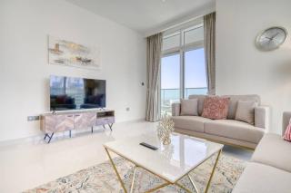 New two bedroom full sea view and private Beach sunrise bay - Dubai - 7
