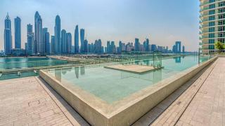 New two bedroom full sea view and private Beach sunrise bay - Dubai - 0