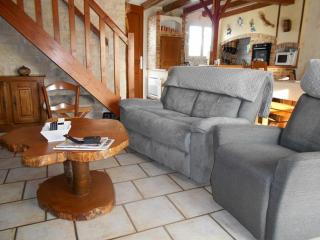 MARAIS POITEVIN bord rivière pêche ,barque, vélos, wifi, linge, cheminée, cuisine, terrain de boules - 4