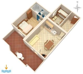 Apartment Zubovici 9365d - Zubovići - 1