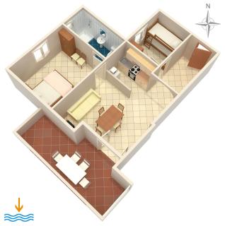 Apartment Zubovici 9365b - Zubovići - 1