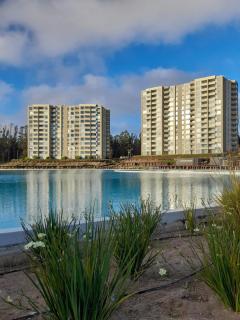 Departamento con vista al mar en Condominio Lagunamar - Las Cruces - 3