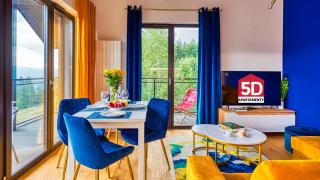 Apartament Penthaus Dwupoziomowy z Klimatyzacją i 2 Łazienkami - 5D Apartamenty - Karpacz - 4