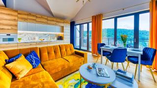 Apartament Penthaus Dwupoziomowy z Klimatyzacją i 2 Łazienkami - 5D Apartamenty - Karpacz - 9
