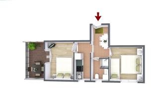 Apartments with parking space Pisak, Omis - 16239 - 1