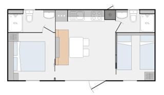 Camping Kozarica Mobile Homes - Pakoštane (Poschiane) - 1