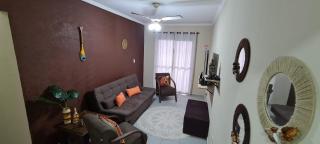 Apartamento com 2 quartos, Wi-Fi, 100m da praia e vaga de garagem coberta - Praia Grande - 0