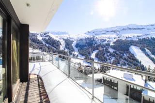 Penthouse 3-bedroom apartment, mountain views, large terrasse, piste access - 0