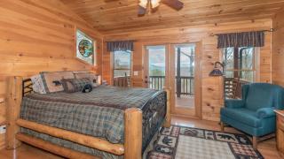 Red Apple Mountaintop cabin hot tub, WiFi, Pet friendly, Fireplace, pit, BEST VIEWS - Cherry Log - 3
