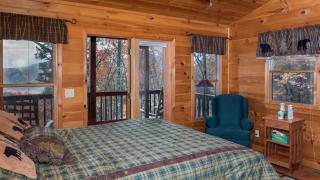 Red Apple Mountaintop cabin hot tub, WiFi, Pet friendly, Fireplace, pit, BEST VIEWS - Cherry Log - 1