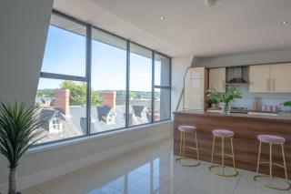 Rooftop Apartment At Queens Beautiful views - Belfast - 9