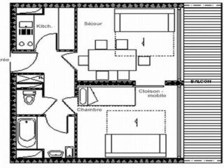 Appartement confortable Centre station Balcon - FR-1-344-922 - Les Menuires - 4