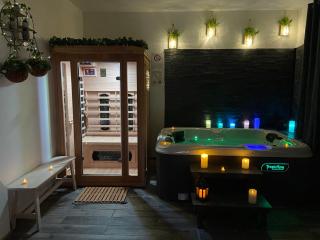 le tricosy jacuzzi et sauna privatif - Tricot - 9