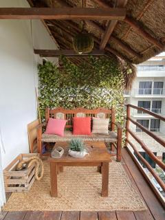 Beautiful apartment with big balcony, a few steps from the beach! - Mahahual - 5