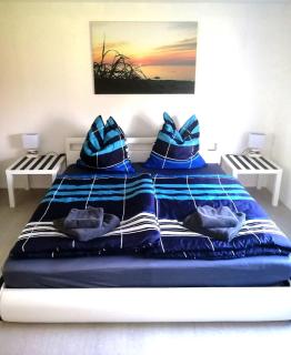 F-1107 Ferienwohnungen Schilfhalm FeWo 03 1 sep Schlafzimmer, Außennbereich - Garz-Rügen - 4