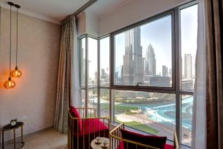 Durrani Homes - Luxe Living with Burj Khalifa and Fountain View - third room without partition - 4