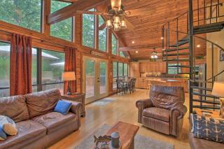 Waterfront Lake Dardanelle Home with Dock and Fire Pit - 0