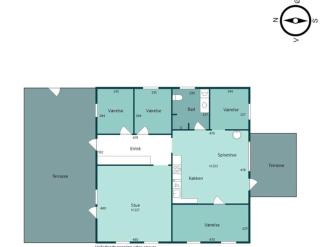 Spacey and charming cabin 300 m. from beach - 2