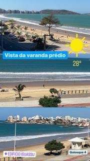 Suíte Mar 210 - Econômica e Compacta - Praia do Morro - Prédio frente Mar com elevador, atravessou a avenida, já está na Praia - Garagem - Internet - Guarapari - 1