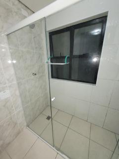 Flat Completo Novo a 350m da praia com piscina - São Vicente - 1
