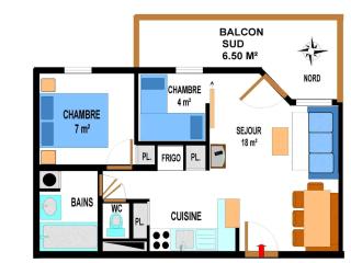 Appartement spacieux 6 pers, balcon sud, parking - FR-1-508-8 - Lanslevillard - 8
