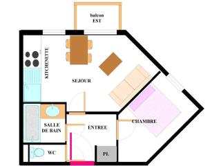 Appartement à Val-Cenis - 4 pers, pied des pistes, piscine, balcon, parking, WiFi gratuit - FR-1-508-149 - Lanslebourg-Mont-Cenis - 3