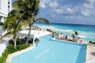 Suite at the best beach, balcony, stunning views, gym, jacuzi, pool - Cancún - 5
