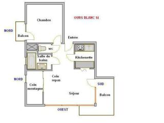 T2 + Cabine avec balcon, animaux admis, La Clusaz - FR-1-437-91 - 9