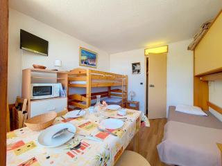 Studio cosy pour 3 pers. - Balcon, Pied des pistes, La Croisette - FR-1-344-1065 - 9