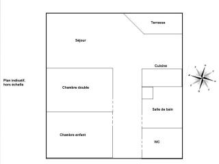 Bel appartement lumineux 3 pièces, prox centre, parking, calme - FR-1-598-17 - 3