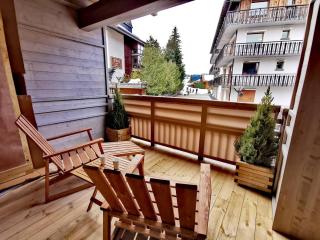 Appartement neuf 54m² Les Gets, centre, balcon sud-ouest, Wifi, parking - FR-1-598-70 - 2