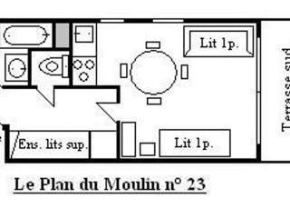 Studio confortable pour 4 pers, balcon sud, proche pistes et commerces - Méribel - FR-1-180-26 - Méribel - 1