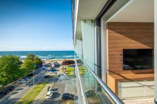 Marine Hotel apartament prywatny studio widok na morze basen sauna jacuzzi 5 piętro - Colberga - 7