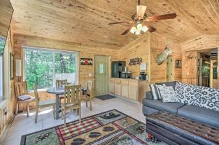 Big Lake Getaway with Private Beach and Fire Pit! - - 5