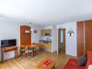 Studio cabine, piscine couverte et fitness, parking, proche pistes, calme, terrasse exposée sud - FR-1-404-302 - 8