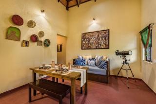 SaffronStays Sattva - 2BR Konkani-style eco farmhouse with wood-fired copper baths, orchard, forest walks & stargazing - 7