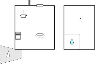 1 Bedroom Lovely Home In Basbellain - Basbellain - 8