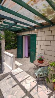 Studio apartment in Bol with sea view, terrace, air conditioning, WiFi 3634-1 - 1