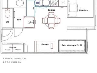 Magnifique 2 pièces style chalet au pied des pistes - FR-1-452-242 - Les Menuires - 9